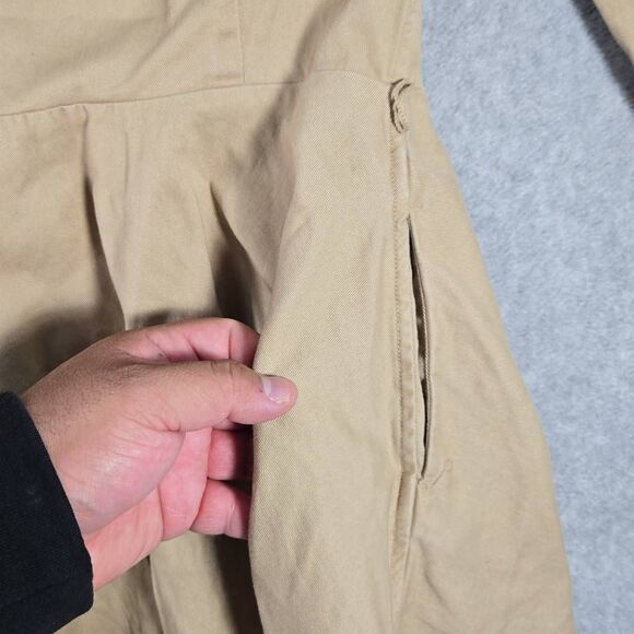 Polo Ralph Lauren Girls Cotton Chino Shirtdress Size 12 Flare - Picture 12 of 14